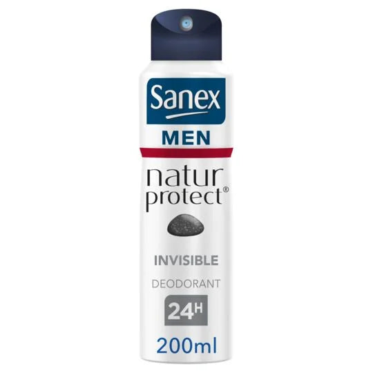 Déodorant Spray Men Natur Protect Invisible SANEX : le spray de 200mL