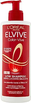 SHAMPOOING  - L'Oréal Elvive  LOW , 400 ml Color Vive 3IN1