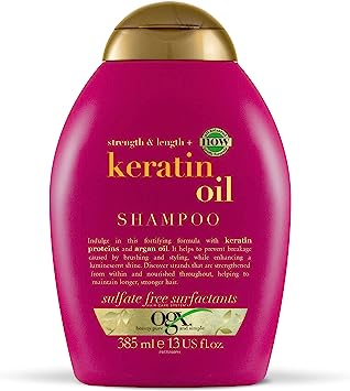 OGX Shampooing SANS SULFATES Keratin Oil 385 ml