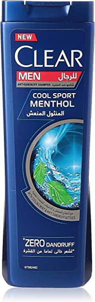 Shampoing antipelliculaire Clear Men Cool Sport Menthol 400 ML
