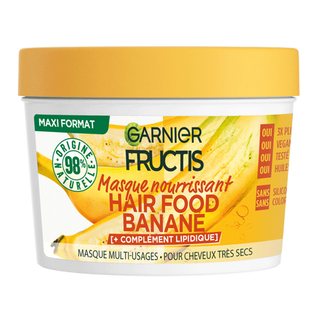 MASQUE Fructis Hair Food BANANE 3EN1 390 ML