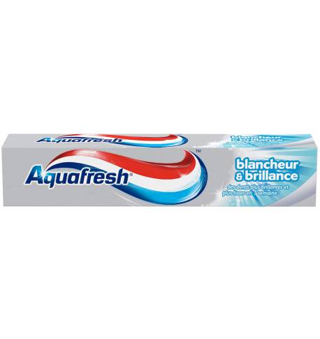 Aquafresh dentifrice blancheur & brillance 75 ml