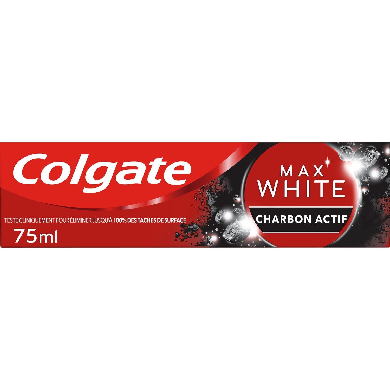 Dentifrice COLGATE Max White Charbon actif - 75ml
