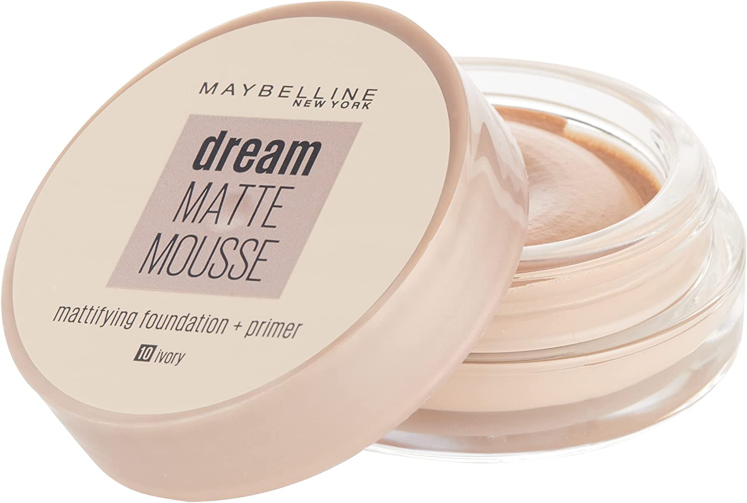 Maybelline Dream Matte Mousse Fond de Teint SPF15 10 Ivoire 18 ml - beautyonedz