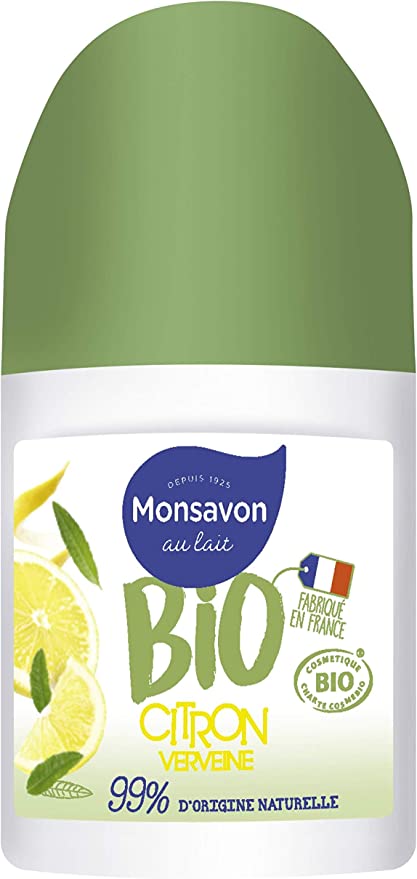 Monsavon Déodorant Bio Femme Bille Senteur Citron & Verveine - beautyonedz