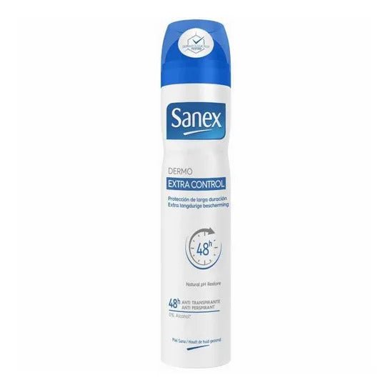 Sanex Déodorant Spray Dermo Extra Control Peau Sèche 200ml - beautyonedz